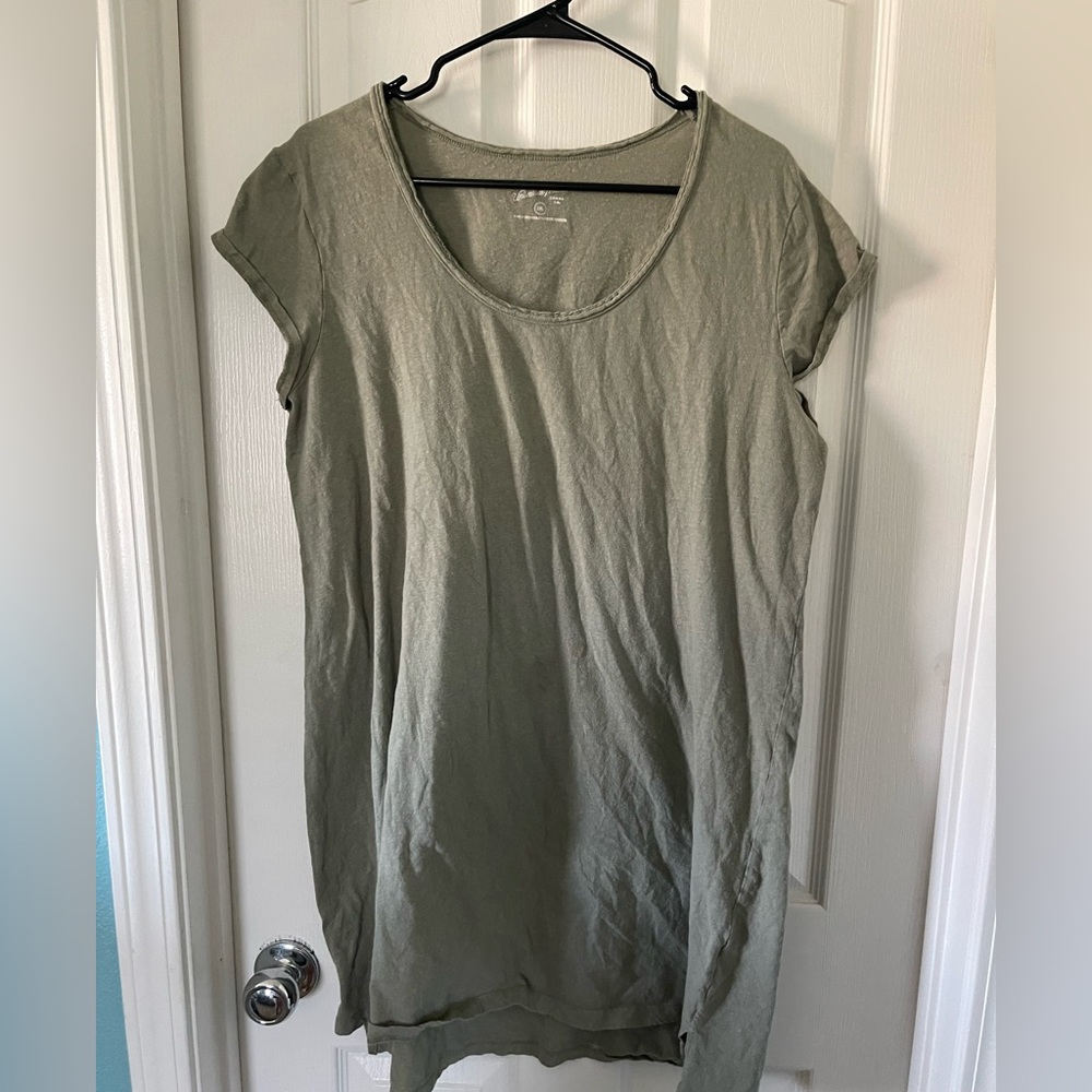 Green/grey dress